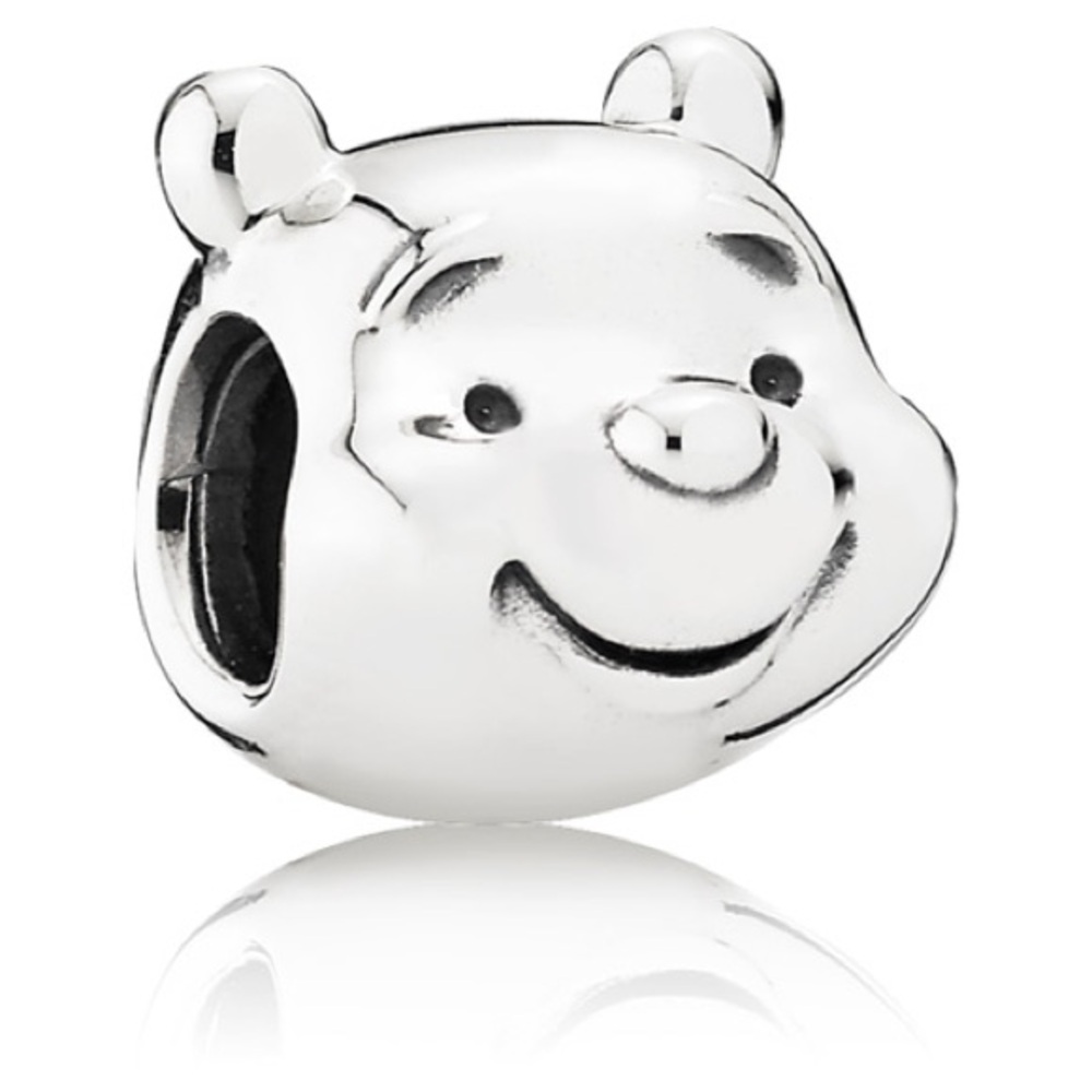 Genuine Retired PANDORA Disney Pooh Bear Portrait Charm; 791566